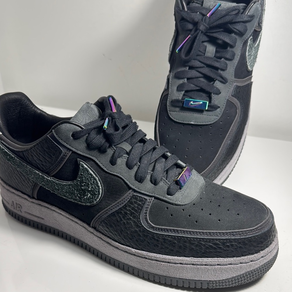 Nike A Ma Maniére Air Force 1 Low ‘07 “Hand Wash” - Black & Gray LIKE NEW